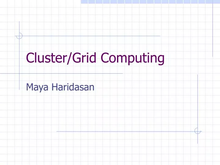 cluster grid computing