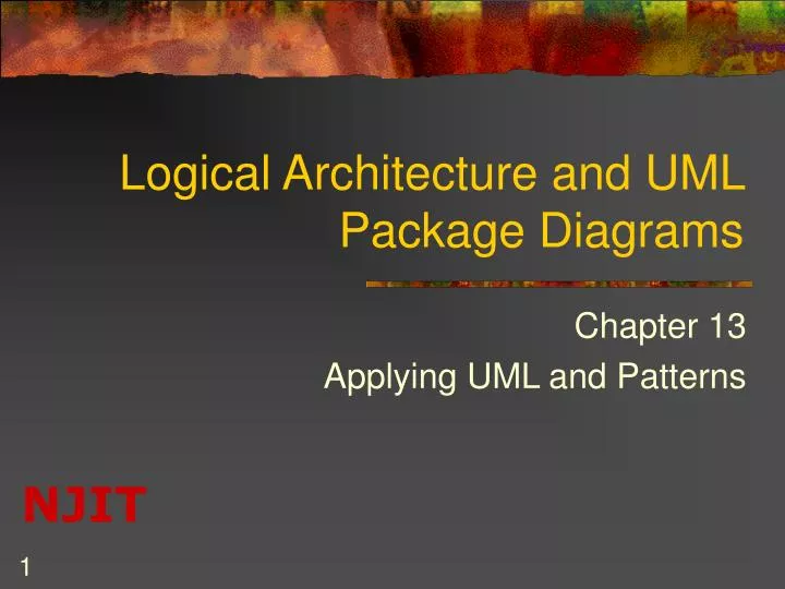 logical architecture and uml package diagrams
