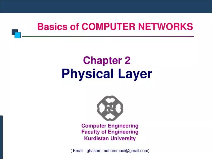 chapter 2 physical layer