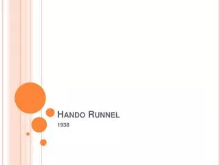 hando runnel