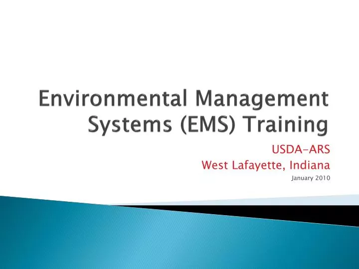 environmental management systems ems training