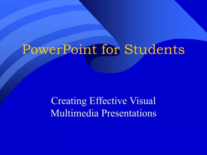 powerpoint for students