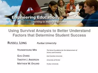 Using Survival Analysis to Better Understand Factors that Determine Student Success
