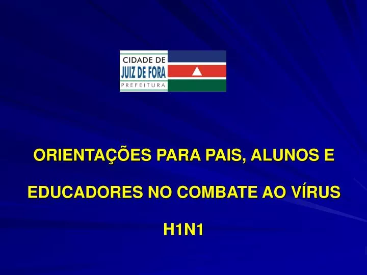 orienta es para pais alunos e educadores no combate ao v rus h1n1