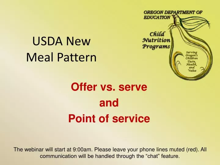 usda new meal pattern