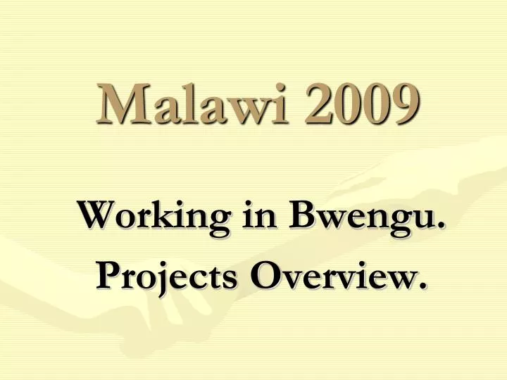 malawi 2009