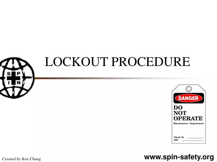 lockout procedure