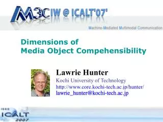 Dimensions of Media Object Compehensibility