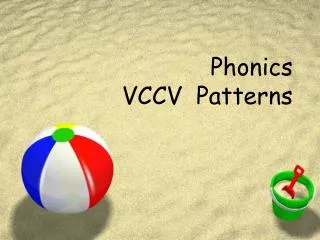 Phonics VCCV Patterns