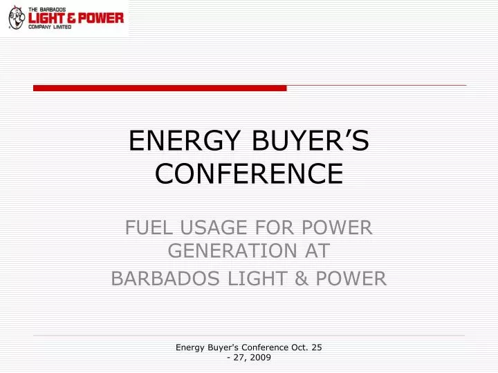 energy buyer s conference