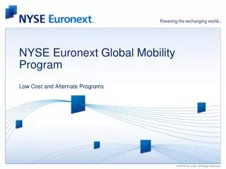 nyse euronext global mobility program