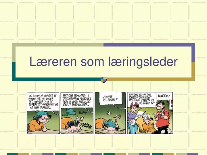 l reren som l ringsleder