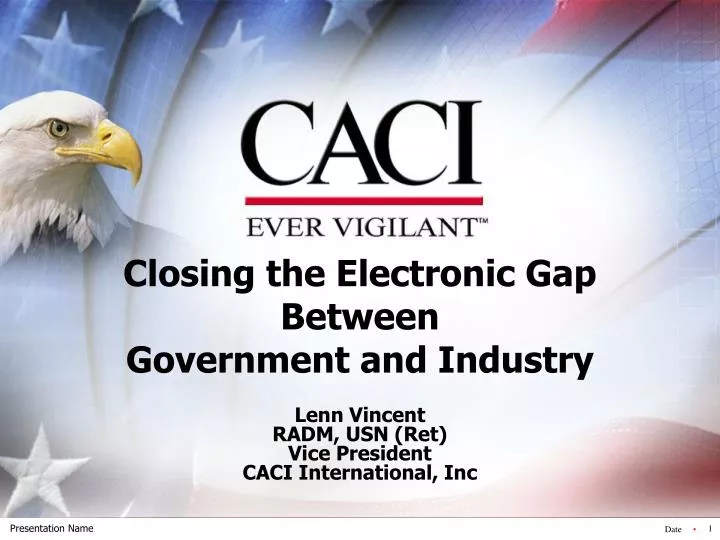 closing the electronic gap between government and industry