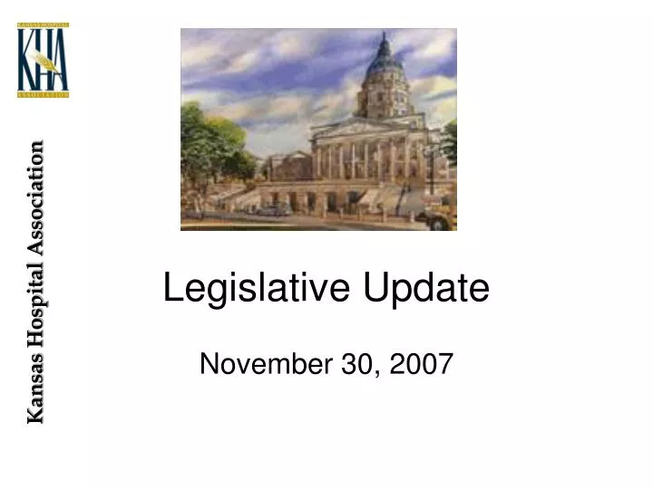 legislative update