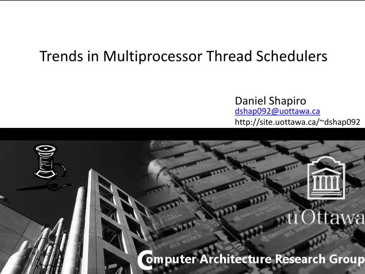 trends in multiprocessor thread schedulers
