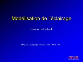 mod lisation de l clairage