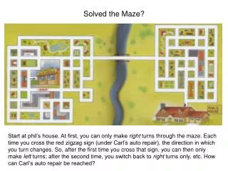 Solved the Maze?