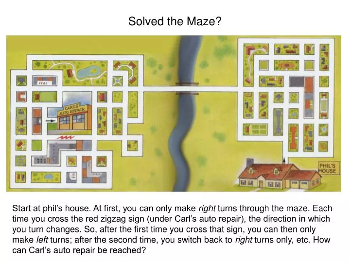 solved the maze