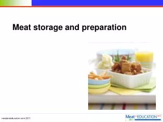 Meat storage and preparation