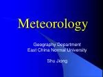 Meteorology - slide 1