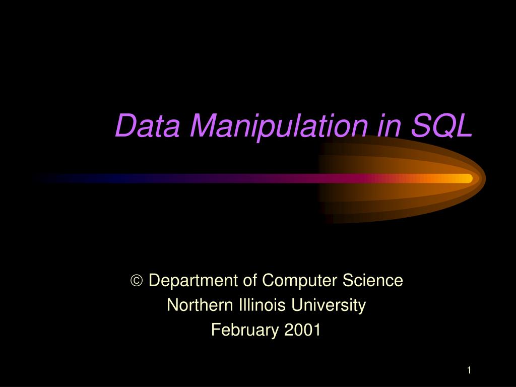 PPT - Data Manipulation in SQL PowerPoint Presentation, free download ...