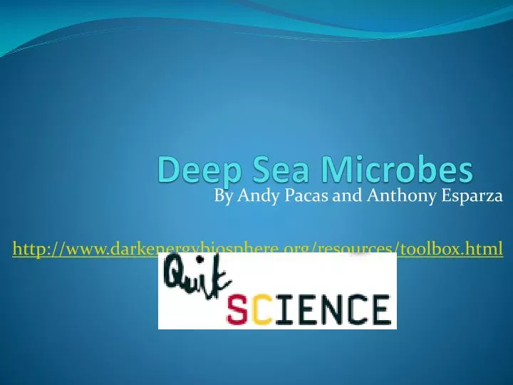 deep sea microbes