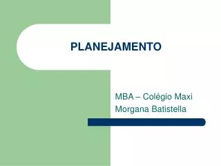 planejamento