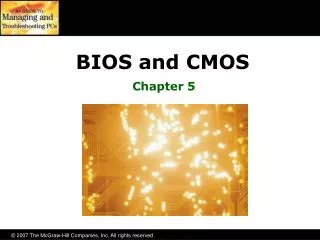 BIOS and CMOS