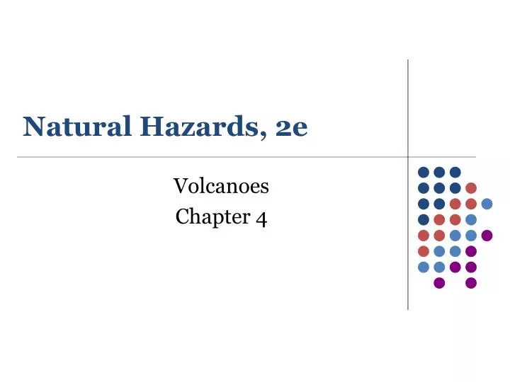 natural hazards 2e