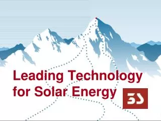 Leading Technology for Solar Energy