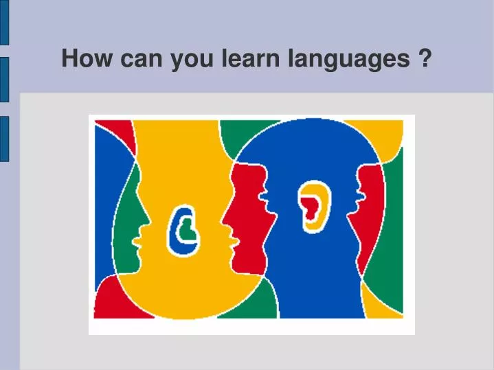 how can you learn languages