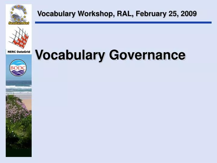 vocabulary governance