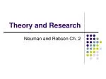 Theory and Research - slide 1