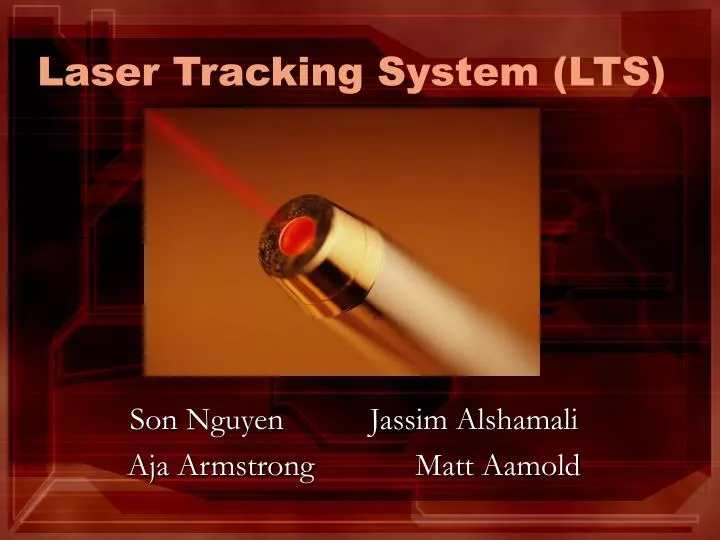 laser tracking system lts