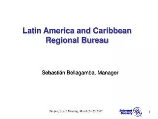 Latin America and Caribbean Regional Bureau