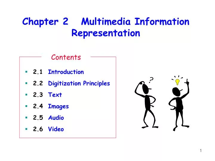 chapter 2 multimedia information representation
