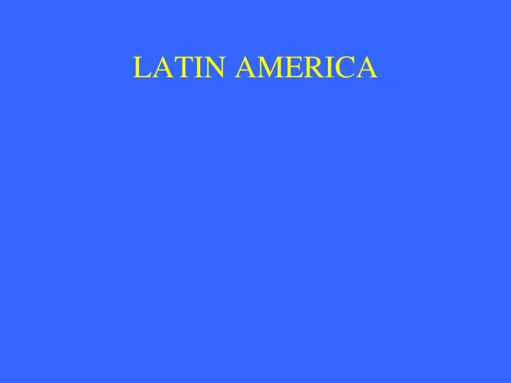 latin america