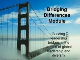 Bridging Differences Module
