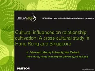 Cultural influences on relationship cultivation: A cross-cultural study in Hong Kong and Singapore