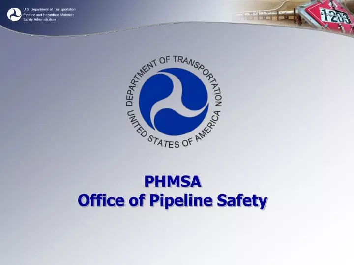 phmsa office of pipeline safety