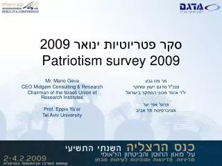 2009 patriotism survey 2009