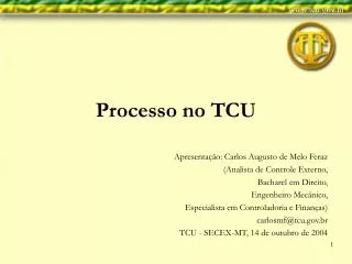 Processo no TCU