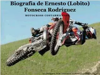 Biografía de Ernesto (Lobito) Fonseca Rodríguez