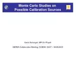 Calibration Source Studies for GERDA Detector Using Monte Carlo Simulations - slide 1