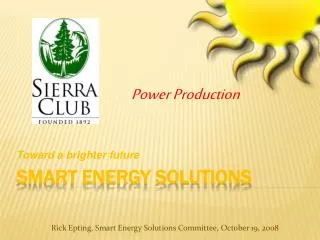 Smart energy solutions
