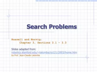 Search Problems