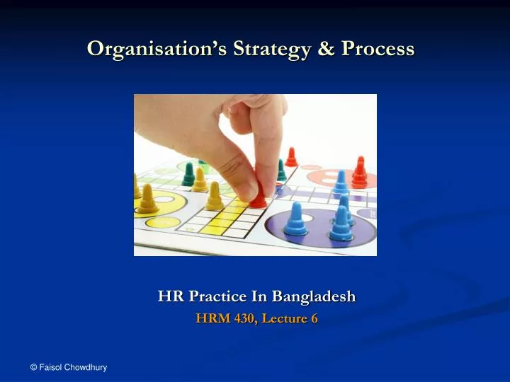 organisation s strategy process