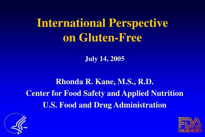 international perspective on gluten free