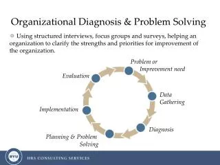 Organizational Diagnosis &amp; Problem Solving