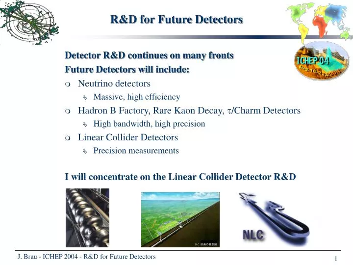r d for future detectors